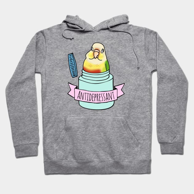 Antidepressant Pineapple Conure Hoodie by FandomizedRose